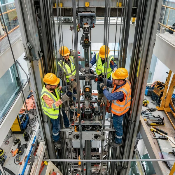 Монтаж новых лифтов